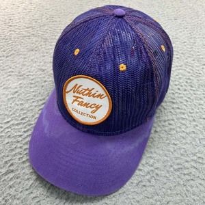 Nuthin Fancy All Over Mesh Truckers Hat Cap Mens Trucker Hat One Size Purple